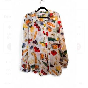 Lisa Says Gah Button Down